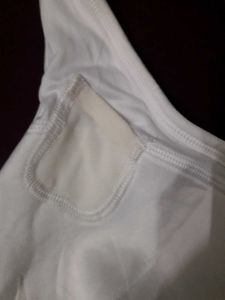 Nike Built In Bra White Tank Top