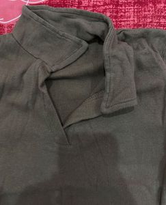 Brown Sleeveless Top