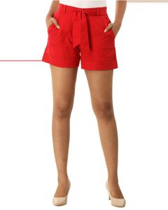 Red &amp; Pink Cotton Linen Shorts Combo - Never Worn