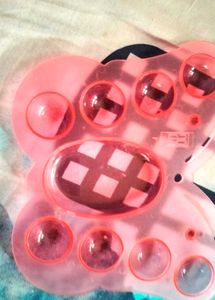 Plastic Butterfly Shape Color Mixing Painting Tray