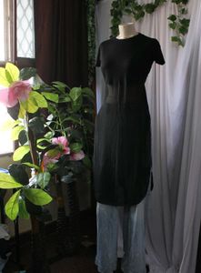 Sassafras Black Longline Top