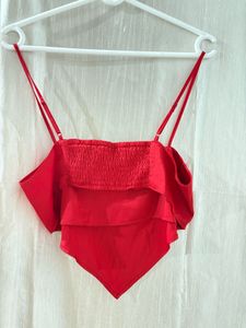 Red Spaghetti Strap Top