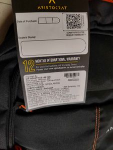 Aristocrat Laptop Bag New With Tag Rain Cover