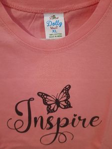 Peach Color Short Top