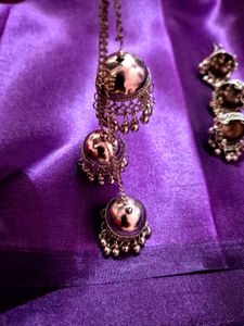 Silver Oxidize Earring