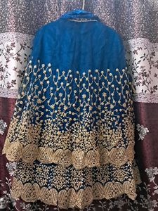 Dark Blue Festive Lehenga