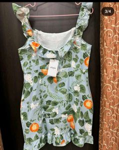 Urbanic Orange Mini Dress | 34 To 36