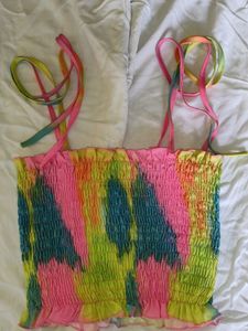 Urbanic Ribbed Tie Dye Top