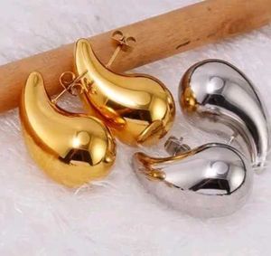 Trending Tear Drop Earrings Golden And Silver