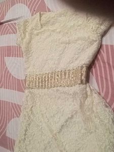 Cream Lace Dress