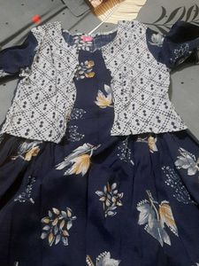 Womens dress with over coat