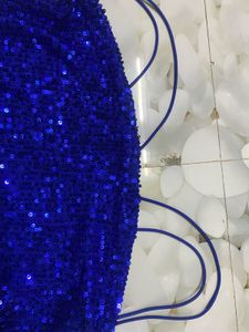 Max Most Viral Trending Blue Sequence Dress