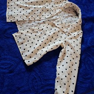 Full Sleeve Polka Dot Shirt