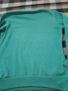 Green Turtleneck Sweater