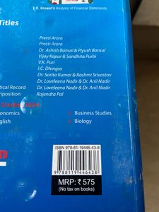 Class 12 Accountancy TS Grewal Books