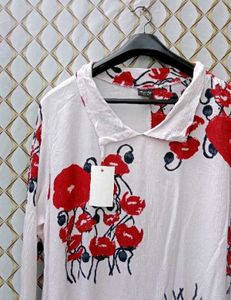 New with tag Korean Cute Sweet Floral Top