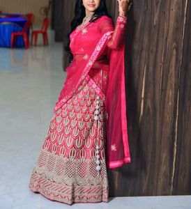 Elegant Pink Lehenga Choli