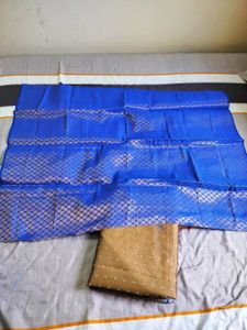 New Saree And Blouse With Tag