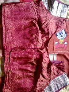 New Banarasi Blouse No Damage No Old New Red New With Tag
