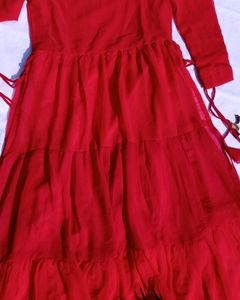 Slide Slit Kurti With Dupatta