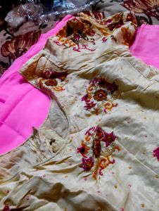 saree with silk blouse