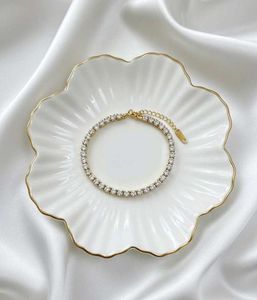 Cubic Tennis bracelet anti tarnish