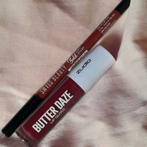 Swiss Beauty Lip Liner + Zudio Butter Daze Li