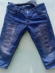 Cotten Blend Half Jeans 👖