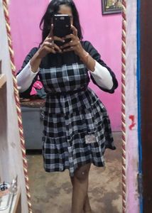 Plaid Mini Dress