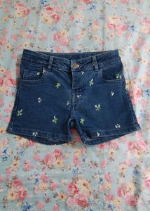 Denim Shorts (Size 7 To 8 Year)