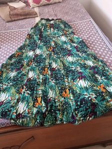 Cotton Long Skirt