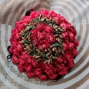flowers bun ( artificial flowers)