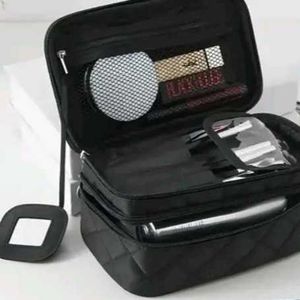 Makeup Bag Double Side open