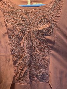 Dusty Rose Kaftan Dress