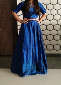 Blue Blouse And Ghaghra