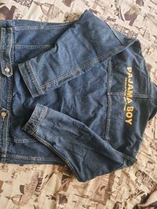 acid washed denim jacket