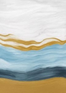 Modern abstract printed paintings on canvas