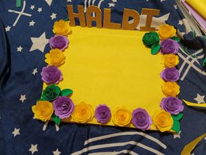 Haldi And Mahendi Plate