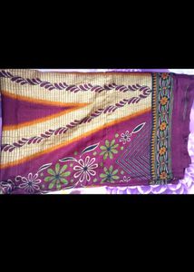 Combo Of Two Sarees Sky Blue &amp; Multi Color Saree