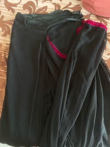 Elegant Black ready to wear Saree
