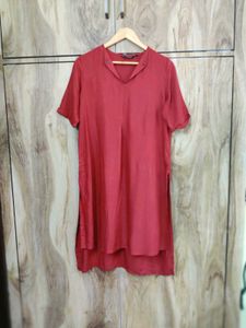 Rust Colour Kurti Size-34