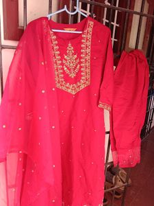 kurta set with braso duppatta