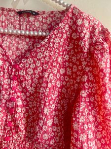 Pink Crop Top