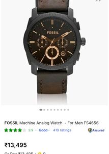 Fossil Machine Analog Watch
