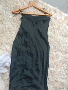 Zara Satin Body Con Dress