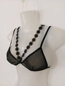 SEXY BLACK BRA