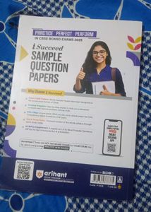 Class 10th sample Paper Arihant