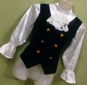 Vintage Inspired Velvet Top