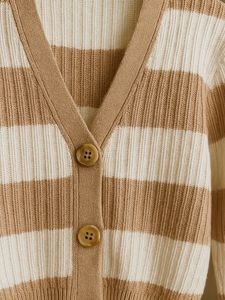 Striped Knit Cardigan