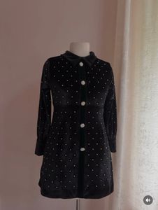 Zara inspired Velvet Rhinestones Dress